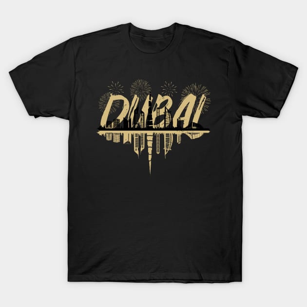 Dubai skyline T-Shirt by A-Buddies